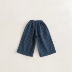 【80-120cm】ショートパンツ キッズ ストライプ カジュアル - 画像 (4)