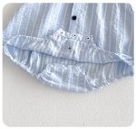 【66-90cm】ロンパース ベビー ノースリープ ストライプ - 画像 (12)