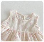 【73-100cm】セットアップ ベビー ノースリープ 花柄 - 画像 (9)