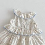 【80-130cm】ワンピース 女の子 犬柄 フリル かわいい - 画像 (6)