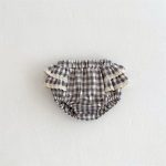 【66-100cm】ショートパンツ ベビー チェック柄 レース - 画像 (9)
