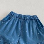 【73-100cm】半袖Ｔシャツorショートパンツ ベビー ドット柄 レイヤード - 画像 (12)