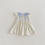 【80-130cm】ワンピース 女の子 ドット柄 薄手 おしゃれ - 画像 (5)
