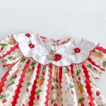 【80-130cm】ワンピース 女の子 刺繍 ウサギ 韓国風 - 画像 (7)
