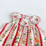 【80-130cm】ワンピース 女の子 刺繍 ウサギ ノースリープ - 画像 (11)