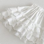 【73-100cm】トップスorスカート ベビー ジャカード レース - 画像 (13)