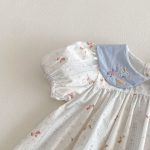 【80-130cm】ワンピース 女の子 折り襟 カートゥーン - 画像 (7)