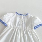 【80-130cm】ワンピース 女の子 アップリケ カートゥーン - 画像 (8)