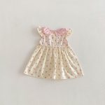 【80-130cm】ワンピース 女の子 ドット柄 薄手 おしゃれ - 画像 (7)