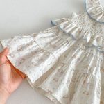 【80-130cm】ワンピース 女の子 犬柄 フリル かわいい - 画像 (8)