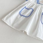 【80-130cm】ワンピース 女の子 アップリケ カートゥーン - 画像 (12)