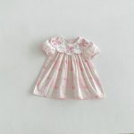 【80-130cm】ワンピース 女の子 リボン付き チェック柄 - 画像 (10)