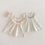 【80-130cm】ワンピース 女の子 フリル スウィート - 画像 (3)