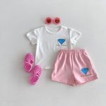 【80-130cm】半袖Ｔシャツorショートパンツ キッズ服 プリント カジュアル - 画像 (10)
