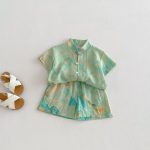 【80-130cm】セットアップ 男の子 プリント トレンド - 画像 (3)