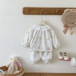 【80-130cm】ルームウェア 女の子 折り襟 かわいい - 画像 (13)