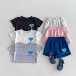 【80-130cm】半袖Ｔシャツorショートパンツ キッズ服 プリント カジュアル - 画像 (4)
