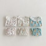 【80-130cm】ルームウェア 女の子 折り襟 かわいい - 画像 (4)