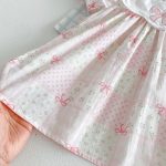 【80-130cm】ワンピース 女の子 リボン付き チェック柄 - 画像 (16)