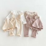 【66-100cm】ｔサロペット ベビー パステルカラー フリル - 画像 (12)