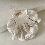 【66-90cm】ロンパース ベビー フリル 韓国風 - 画像 (6)