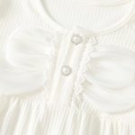 【66-90cm】ロンパース ベビー 柔らかリブ キュート - 画像 (7)