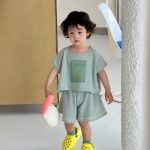 【73-110cm】セットアップ ベビー ひんやり 韓国風 - 画像 (11)
