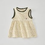 【73-110cm】ワンピース ベビー ノースリーブ 花柄 - 画像 (5)
