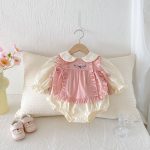 【66-100cm】セットアップ ベビー ドールカラー キュート - 画像 (3)