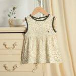 【73-110cm】ワンピース ベビー ノースリーブ 花柄 - 画像 (4)