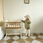 【66-90cm】ロンパース ベビー スクール風 ビッグカラー - 画像 (7)