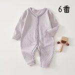 【66-90cm】ロンパース ベビー ナチュラル シンプル - 画像 (8)