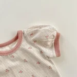 【73-100cm】セットアップ ベビー パフスリーブ 小花柄 - 画像 (12)