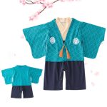【70-100cm】セットアップ ベビー フラワー 花火大会 浴衣 - 画像 (2)