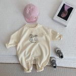 【59-100cm】カバーオール ベビー ロゴ プリント - 画像 (5)