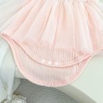 【66-90cm】ロンパース ベビー フリルスリーブ チュール - 画像 (10)