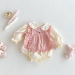 【66-100cm】セットアップ ベビー ドールカラー キュート - 画像 (2)
