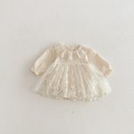 【66-90cm】ロンパース ベビー レース プリンセス - 画像 (5)