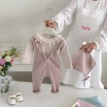 【66-100cm】ｔサロペット ベビー パステルカラー フリル - 画像 (10)