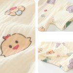 【59-90cm】ロンパース ベビー 柔らか 総柄 - 画像 (9)