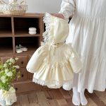 【66-90cm】ロンパース ベビー レース プリンセス - 画像 (8)