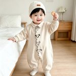 【66-100cm】ロンパース ベビー 折り襟 キュート - 画像 (7)