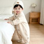 【66-100cm】ロンパース ベビー 折り襟 キュート - 画像 (8)