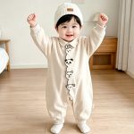 【66-100cm】ロンパース ベビー 折り襟 キュート - 画像 (10)