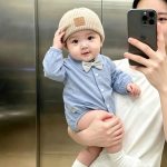 【66-90cm】ロンパース ベビー 無地 3色選べる - 画像 (9)