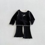 【80-130cm】トップスorパンツ 女の子 リボン スウィート - 画像 (6)