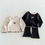 【80-130cm】トップスorパンツ 女の子 リボン スウィート - 画像 (5)