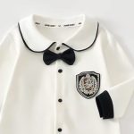 【66-90cm】ロンパース ベビー コンサバ風 折り襟 - 画像 (15)