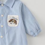 【66-90cm】カバーオール ベビー ストライプ お出かけに - 画像 (9)