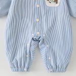 【66-90cm】カバーオール ベビー ストライプ お出かけに - 画像 (10)